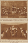 873651 Collage van 2 foto's betreffende de jaarlijkse uitvoering van de gymnastiekvereniging Excelsior (onderafdeling ...